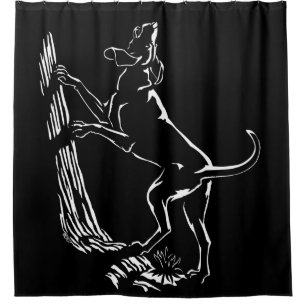 Rideaux De Douche Hound Dog Shower Curtain Dog