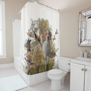 Rideaux De Douche Housse de couette avec motif de Pointer Anglais