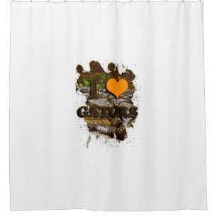 Rideaux De Douche I Heart Gators