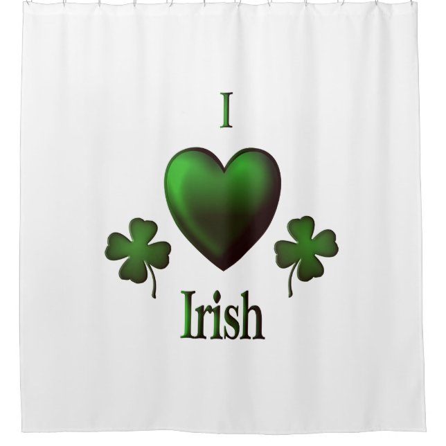 Rideaux De Douche I Heart Irish (Devant)