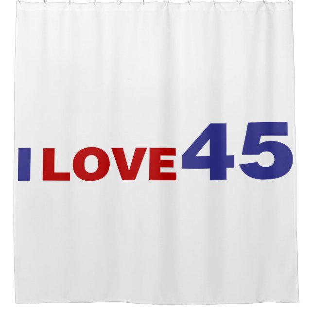 Rideaux De Douche I Love 45 (Devant)