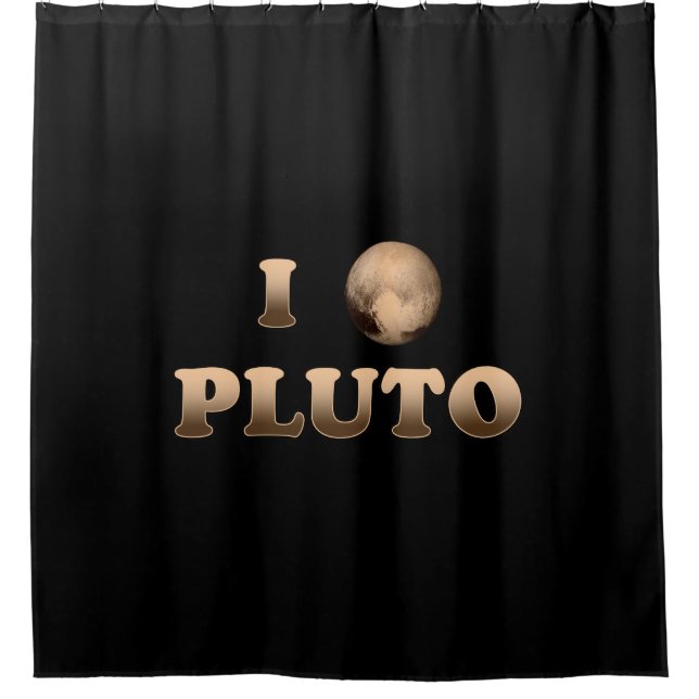 Rideaux De Douche I Love pluton (Devant)