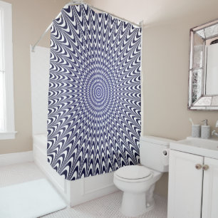 Rideaux De Douche illusion d'optique réaliste