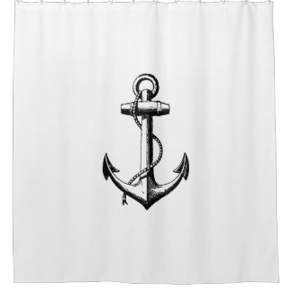 Rideaux De Douche Illustration Ancre