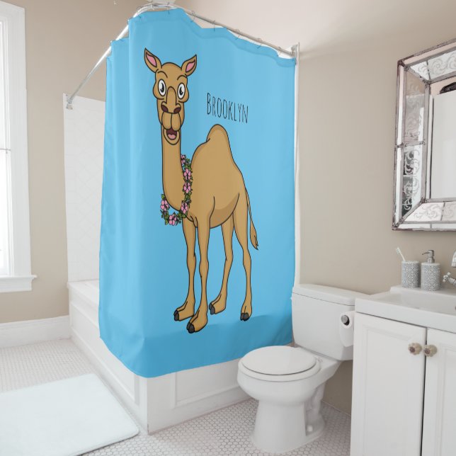 Rideaux De Douche Illustration de dromadaire (En situation)