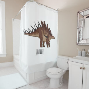 Rideaux De Douche Illustration de Kentrosaurus