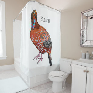 Rideaux De Douche Illustration de la tragédie de Cabot