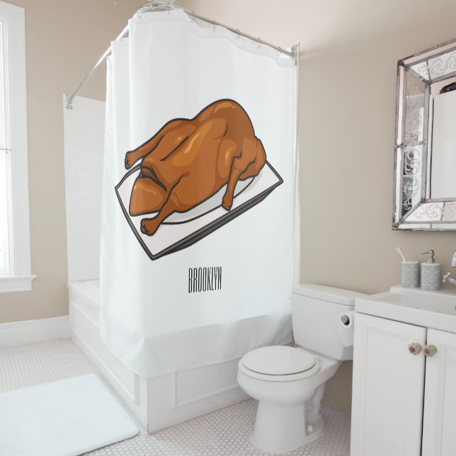 Rideaux De Douche Illustration de Peking duck (En situation)