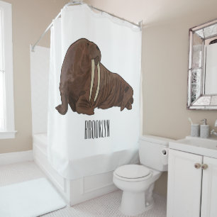 Rideaux De Douche Illustration de Walrus