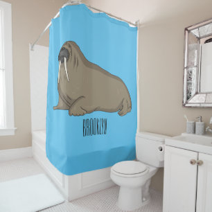 Rideaux De Douche Illustration de Walrus