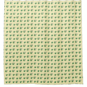 Rideaux De Douche Illustration d'une grenouille et d'une brindille