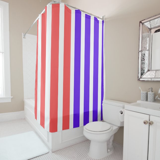 Rideaux De Douche Illustration graphique (En situation)