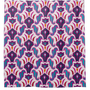 Rideaux De Douche Illustration motif Art déco sans couture