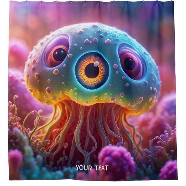 Rideaux De Douche Imaginaire Cute Vivid Eyes Sea Creator (Devant)