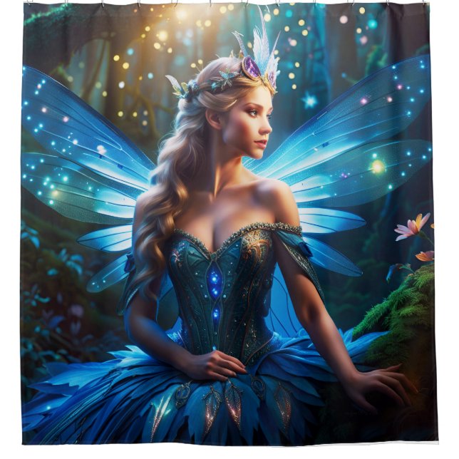 Rideaux De Douche Imaginaire Dragonfly Fairy Princess (Devant)