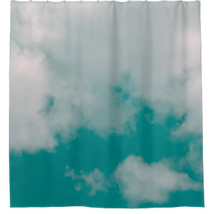 Rideaux De Douche Imaginaire et vintage nuage dynamique et ciel avec