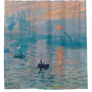 Rideaux De Douche Impression Soleil Levant Claude Monet