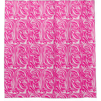 Impression zèbre rose