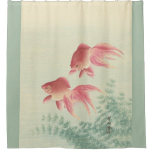 Rideaux De Douche Imprimerie de bloc de bois japonais Vintage de poi