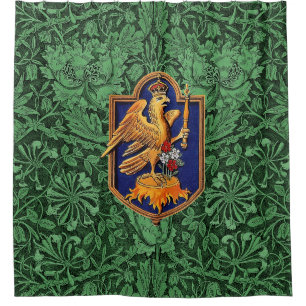 Rideaux De Douche Insigne de Falcon royal de la reine Anne Boleyn