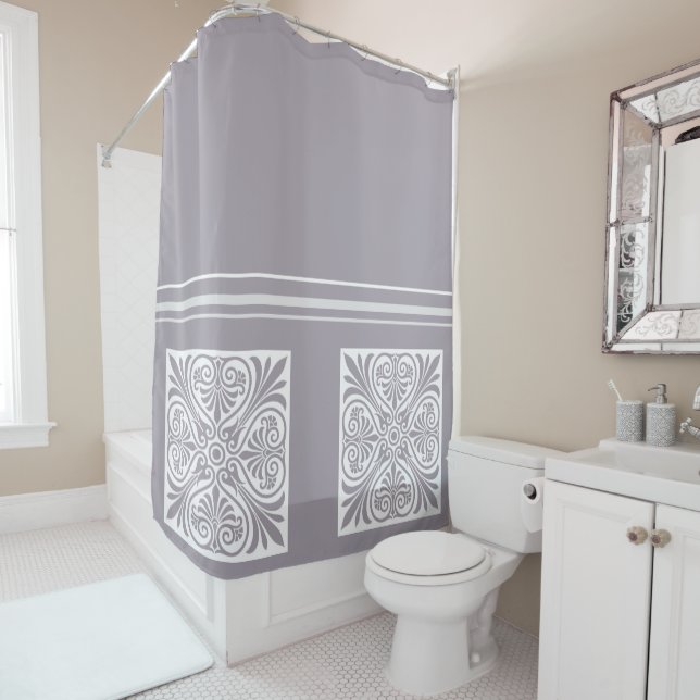 Rideaux De Douche Inspiration grecque classique  (En situation)