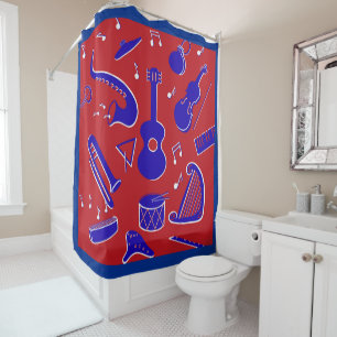 Rideaux De Douche Instruments de musique