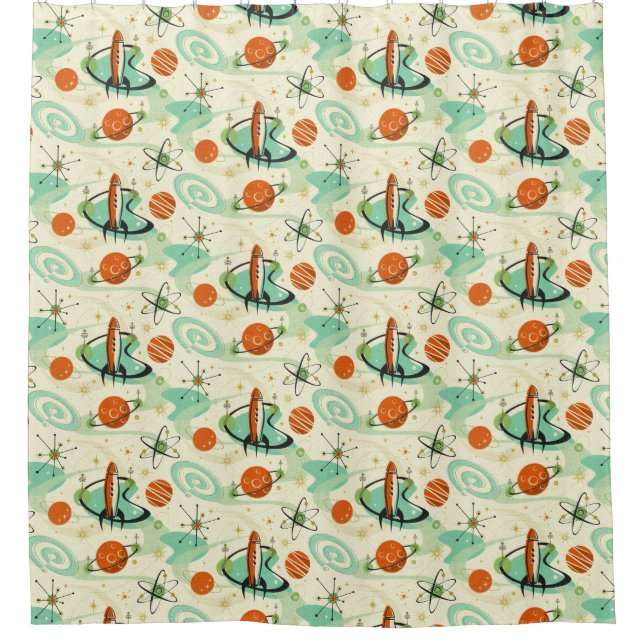 Rideaux De Douche Intergalactic Abstract ©studioxtine (Devant)