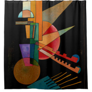 Rideaux De Douche Interprétation Abstraite par Wassily Kandinsky