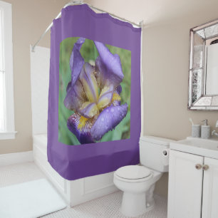 Rideaux De Douche Iris Pourpre (Iris Germanica)