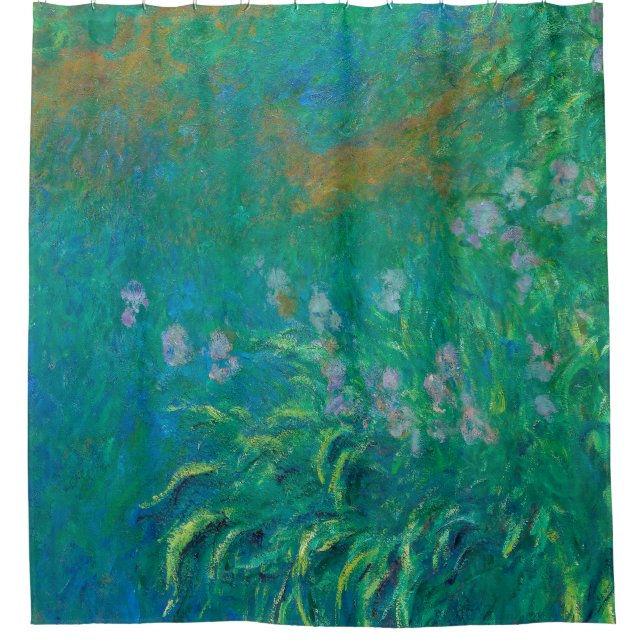 Rideaux De Douche Irises By Claude Monet (Devant)