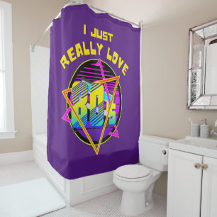 Rideaux De Douche j'ADORE VRAIMENT LES ANNÉES 80 