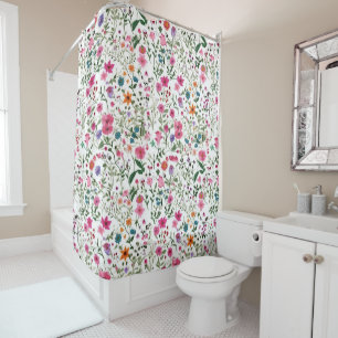 Rideaux De Douche Jardin Fleur sauvage d'été
