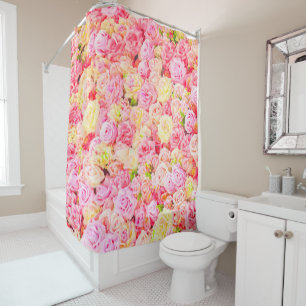 Rideaux De Douche Jardin rose