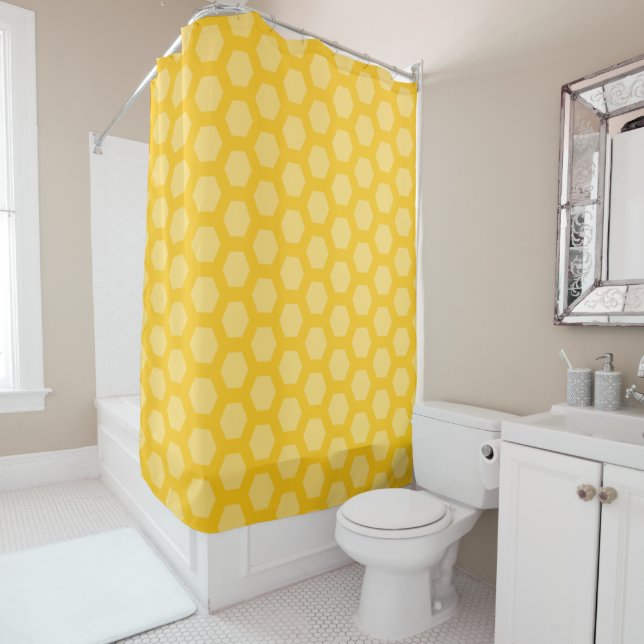 Rideaux De Douche Jaune 12 (En situation)