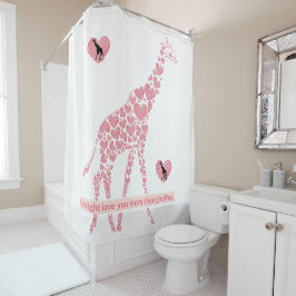 Rideaux De Douche Je Pourrais Vous Aimer Plus Que Giraffes Design 2