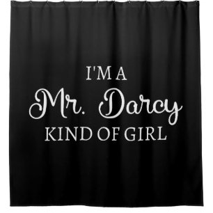 Rideaux De Douche Je suis M. Darcy, genre de fille
