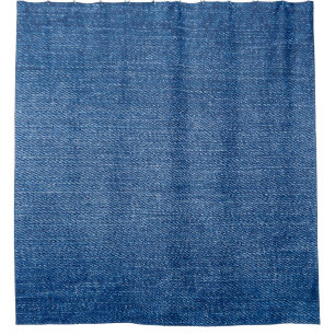 Rideaux De Douche Jjeans en denim bleu
