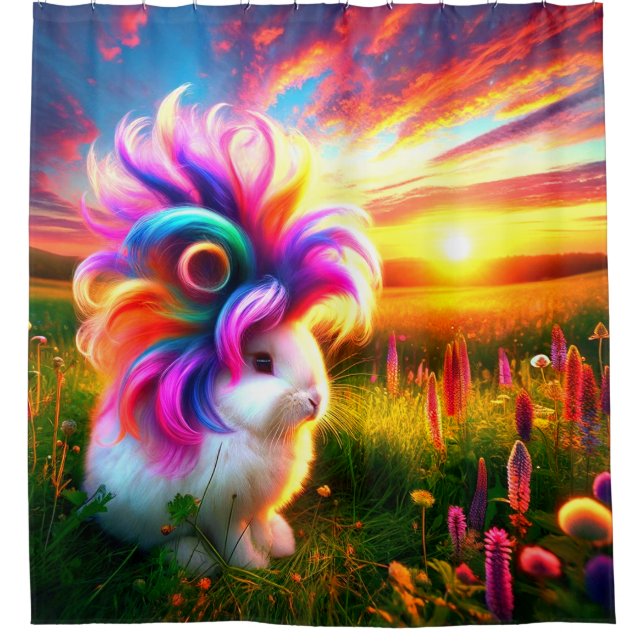 Rideaux De Douche Joli Bunny (Devant)