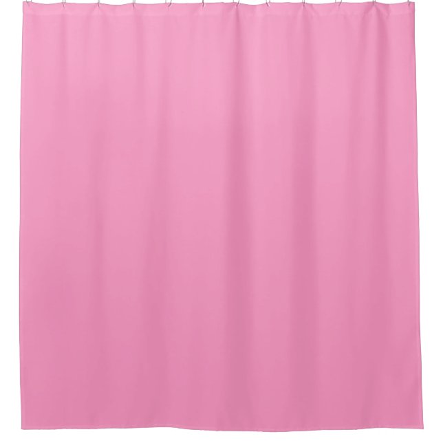 Rideaux De Douche Jolie couleur rose solide (Devant)