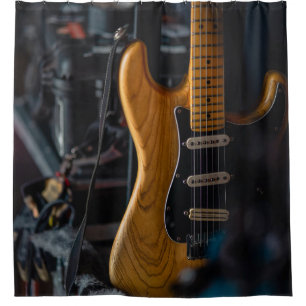 Rideaux De Douche Jolie guitare