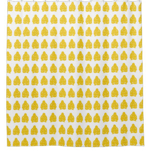 Rideaux De Douche Jonquil Asiatique Moods Bouddah Boys