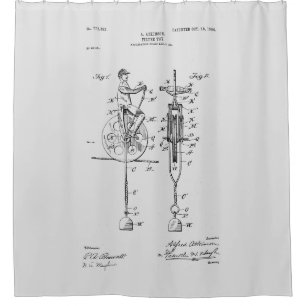 Rideaux De Douche Jouet antique 1904 Dessin de brevet
