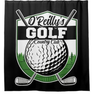 Rideaux De Douche Joueur de golf Pro Golf Country Club