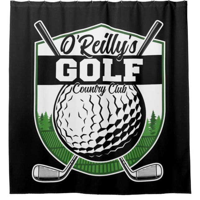 Rideaux De Douche Joueur de golf Pro Golf Country Club (Devant)