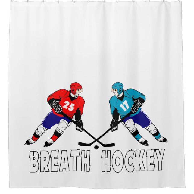 Rideaux De Douche Joueurs de hockey (Devant)