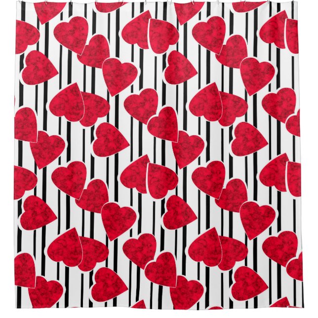 Rideaux De Douche Jour de la Saint Valentin (Devant)