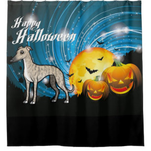 Rideaux De Douche Joyeux Whippet Halloween
