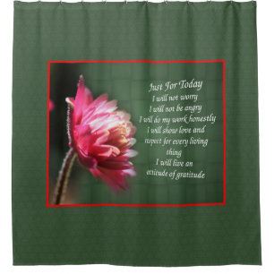 Rideaux De Douche Juste Pour Aujourd'Hui Inspirationnel Floral