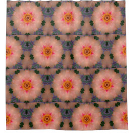 Rideaux De Douche Kaléidoscope rose