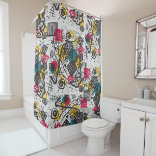 Rideaux De Douche Kandinsky Small Worlds V Classic Abstrait